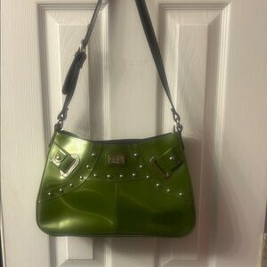 Beijo Olive Green Shoulder Bag